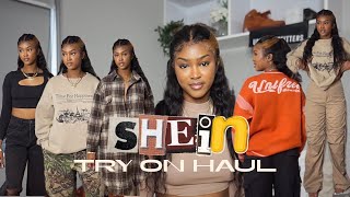 shein aw try on haul sweaters boots outerwear etc  shein 1111 sale [upl. by Eiram]