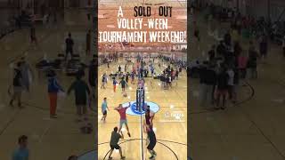 Time Lapse from VolleyWeen Indoor Volleyball Tournament 2024 volleyball tournament halloween [upl. by Alsi]