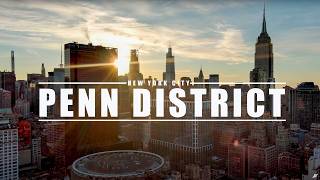 Drone Penn District NYC [upl. by Peters351]