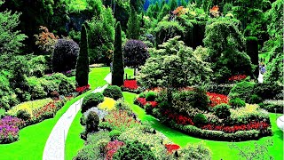 Butchart Gardens Victoria Vancouver Island British Columbia Canada million visitors 4K [upl. by Bendicty]