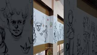 Art College mini vlog😍  Day 1 at Art College 🤗💖 shorts viralshorts minivlog [upl. by Nirtiak]