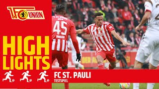 quotSchön dass wir gewonnen habenquot 1FC Union Berlin  FC St Pauli 32  Testspiel Highlights [upl. by Thurston]