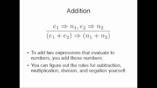 DPL Week 2  03 Operational Semantics [upl. by Broddy]