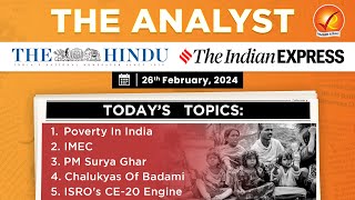 The Analyst  26th February 2024  Vajiram amp Ravi  Daily Newspaper Analysis  Current Affairs Today [upl. by Prue]