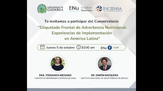 Etiquetado Frontal de Advertencia Nutricional Experiencias de Implementación en América Latina [upl. by Kaete]