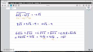 Calculations with Radicals [upl. by Armin]