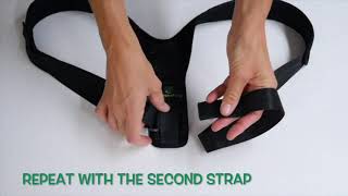 MEDIZED Adjustable Posture Corrector Back Support Brace [upl. by Leinahtan]