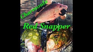 How to Cook the Best Red Snapper with Charmoula Sauce [upl. by Sufur]