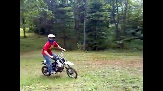 Coolster 125cc pit bike wide open riding [upl. by Ern]