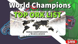 Top Orks at World Championship Preview [upl. by Niwroc]