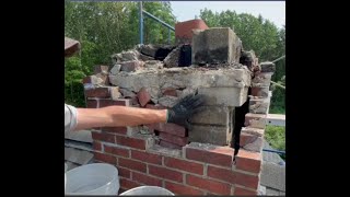 Center chimney rebuild  Episode 1 [upl. by Nole131]