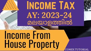 Income from House Property Income Tax AY202324Malayalam [upl. by Adnarom]