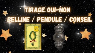 TIRAGE OUINON AVEC BELLINE ET LE PENDULE 3 CHOIX🔮 Je réponds à ta question🔮 belline Pendule [upl. by Magnuson]