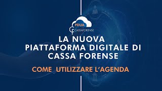 Come utilizzare lAgenda allinterno della piattaforma PDUA [upl. by Karna75]