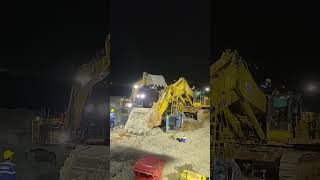 Proses melepas pin cylinder menggunakan excavator [upl. by Enirehs]