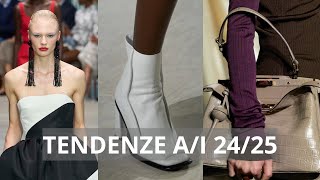 TENDENZE SCARPE BORSE E ACCESSORI AUTUNNO INVERNO 2024 2025 TENDENZE PORTABILI NELLA VITA REALE [upl. by Drolet]