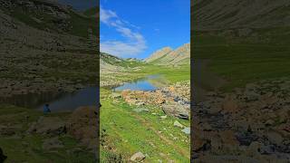 Chohar nag lake trek  margan top Anantnag shorts youtubeshorts jammukashmir trekking [upl. by Eicyak]