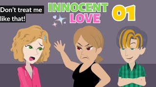 Innocent Love Episode 1  Innocent Girl Animated Story  English Story 4U [upl. by Harlan524]