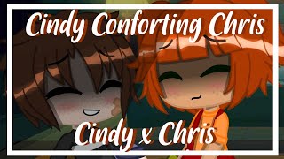 Cindy Conforting Chris  Gacha Club  Skit  Cindy x Chris [upl. by Araiek]