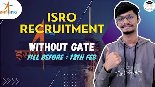 ISRO Recruitment 2024  Detailed Notification Out  Scientist Engineer Post [upl. by Saffren]