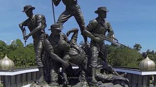 Selamat Hari Merdeka Malaysia  Tugu Negara  Cinematic Drone Video [upl. by Varhol]