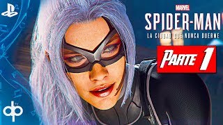 SPIDERMAN PS4 El Atraco DLC Parte 1 Gameplay Español  La Gata Que Araña DLC 1 La Gata Negra [upl. by Karalee]