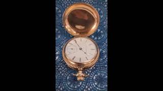 1883 14k Elgin Pocket Watch [upl. by Haidebez]