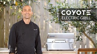 Coyote Portable Electric Grill Review  BBQGuyscom [upl. by Eneliak]