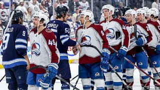 The Avalanche ground the Jets in 5 games on to Round 2 [upl. by Arodoeht812]