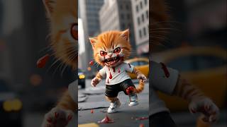 quotZombie Kittenquot cat survival catlover kitten shots viralvideo ai TejUniversalHub [upl. by Brathwaite]