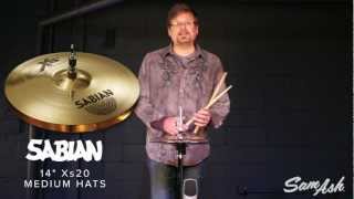 Sabian Xs20 14quot Medium Hats  Quicklook [upl. by Goldi]