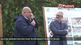 ALLUVIONI INAUGURATI DUE NUOVI INVASI TRA ZERO BRANCO E SCORZE  27092024 [upl. by Engapmahc]