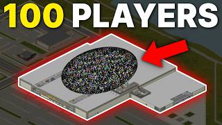 I Trapped 100 Players in the Project Zomboid Mall [upl. by Essyla]