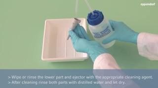 How to disassemble assemble clean and grease the Eppendorf Research® plus mechanical pipette [upl. by Ocker]