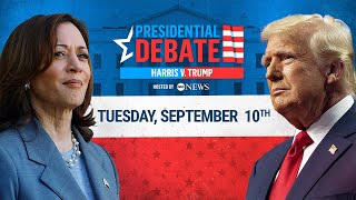 WATCH Trump and Harris face off in their first presidential debate hosted by ABC News [upl. by Oina]