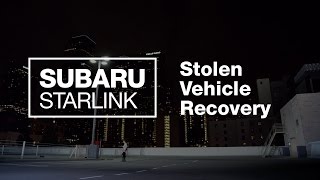 SUBARU STARLINK Safety and Security  Stolen Vehicle Recovery [upl. by Parette82]