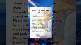 Prayer for Moms Short prayer prayer Lets pray Repeat this prayer Gods message [upl. by Ettezus]