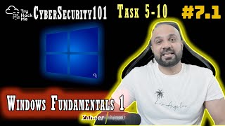 Windows Fundamentals 1  Cyber Security 101  Task 510  71 [upl. by Scrivenor]