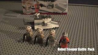 LEGO Star Wars Rebel Trooper Battle Pack 8083 [upl. by Harvie]