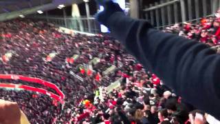 Arsenal fans sings quotThe greatest teamquot [upl. by Nevlin]