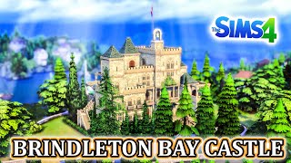 Brindleton Bay Castle Speed Build  The Sims 4 Castle Estates Kit [upl. by Sulecram457]