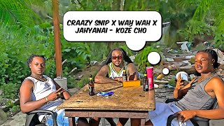 Craazy x Wahwaah x Jahyanai  Kozé Cho  Lyrics Video [upl. by Akiemat]