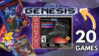 20 games INCLUDED in Sega 🔵GENESIS MINI 2💿  Is it BETTER than 1❓ [upl. by Akiemaj692]