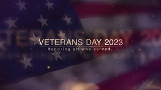 LampI Veterans Day Ceremony 2023 [upl. by Sharos]