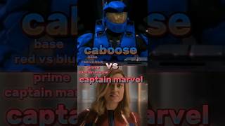 caboose vs captain marvel bagel battle marvel mcu edit captainmarvel caboose redvsblue dceu [upl. by Gaskins270]