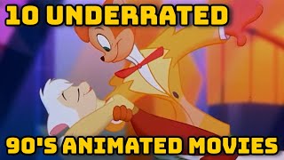 10 Forgotten Disney and NonDisney Animated movies from the 90s [upl. by Freytag]