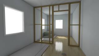 Build a partition wall in less than 30 seconds [upl. by Sessilu]