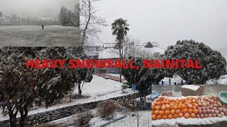 HEAVY SNOWFALL NAINITAL  February 3 2022 [upl. by Alexia]