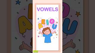 Vowels and Vowel Words For Kids vowels shorts [upl. by Ailil941]