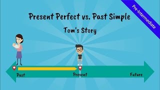 Present Perfect Tense vs Past Simple Tom’s Story A comical story of Tom the ESL student  Video [upl. by Idid398]